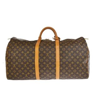 Authentic Louis Vuitton KEEPALL BANDOULIÈRE 60 Duffle Bag